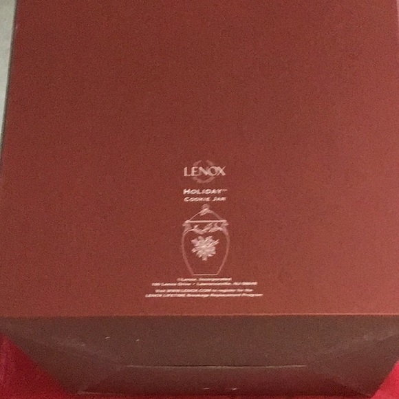 Lenox holiday cookie jar new In original box - Picture 12 of 15